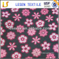 Lesen 170t polyester flower design print fabric / custom design print fabric